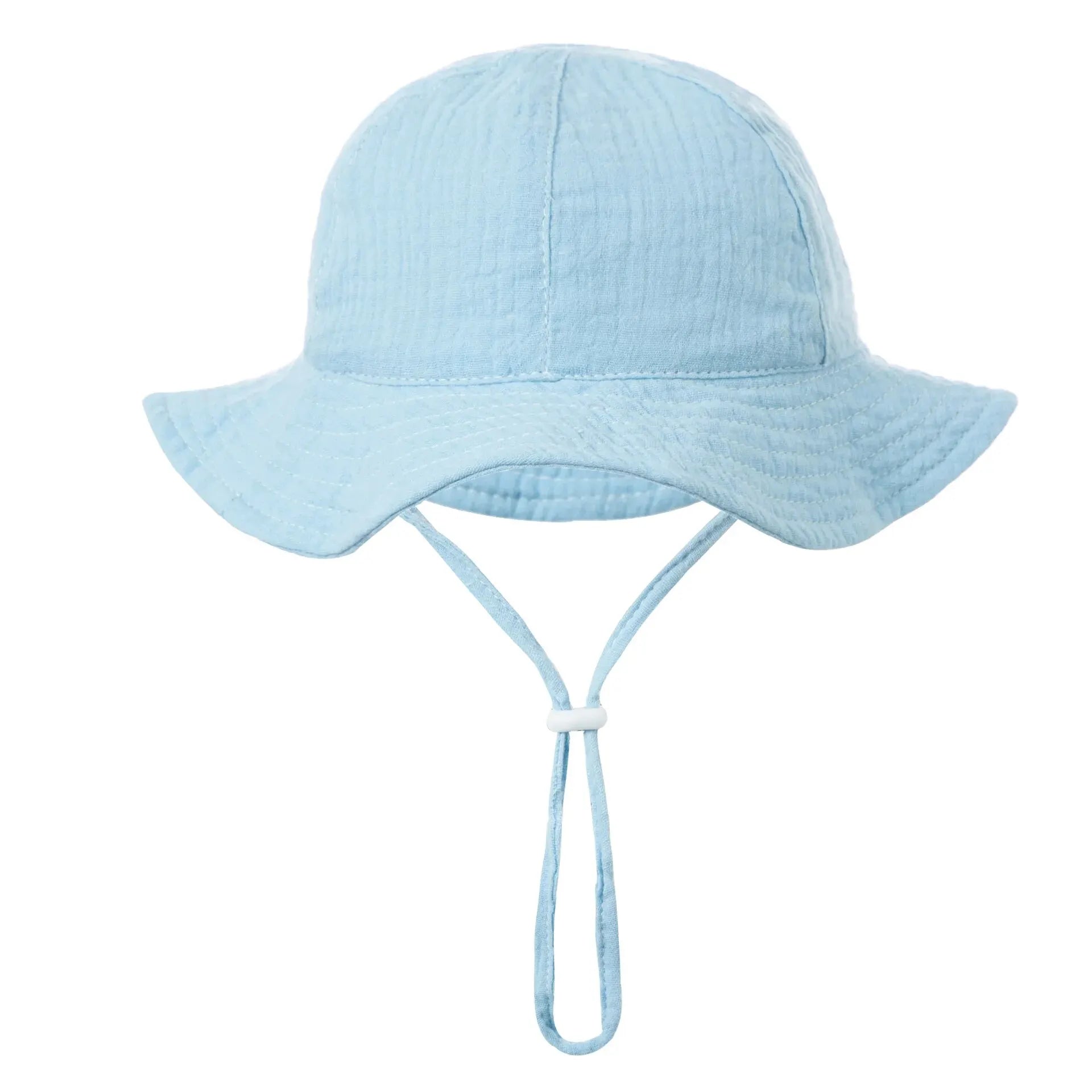 Baby Summer Sun Hat Cartoon Bear Infant Fisherman Cap Toddler Panama Basin Caps Large Brim Visors Outdoor Sunscreen Bonnet 아기모자