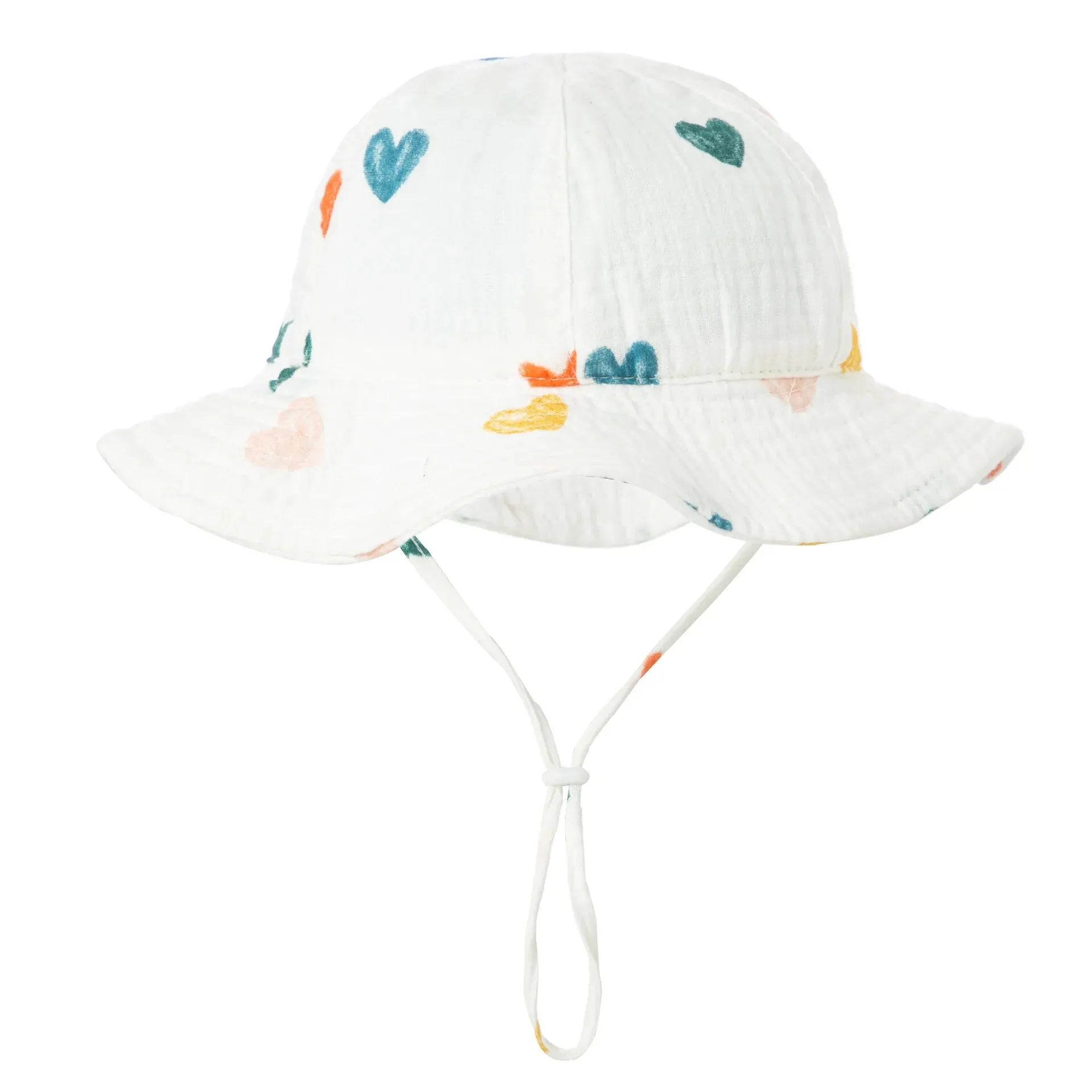 Baby Summer Sun Hat Cartoon Bear Infant Fisherman Cap Toddler Panama Basin Caps Large Brim Visors Outdoor Sunscreen Bonnet 아기모자